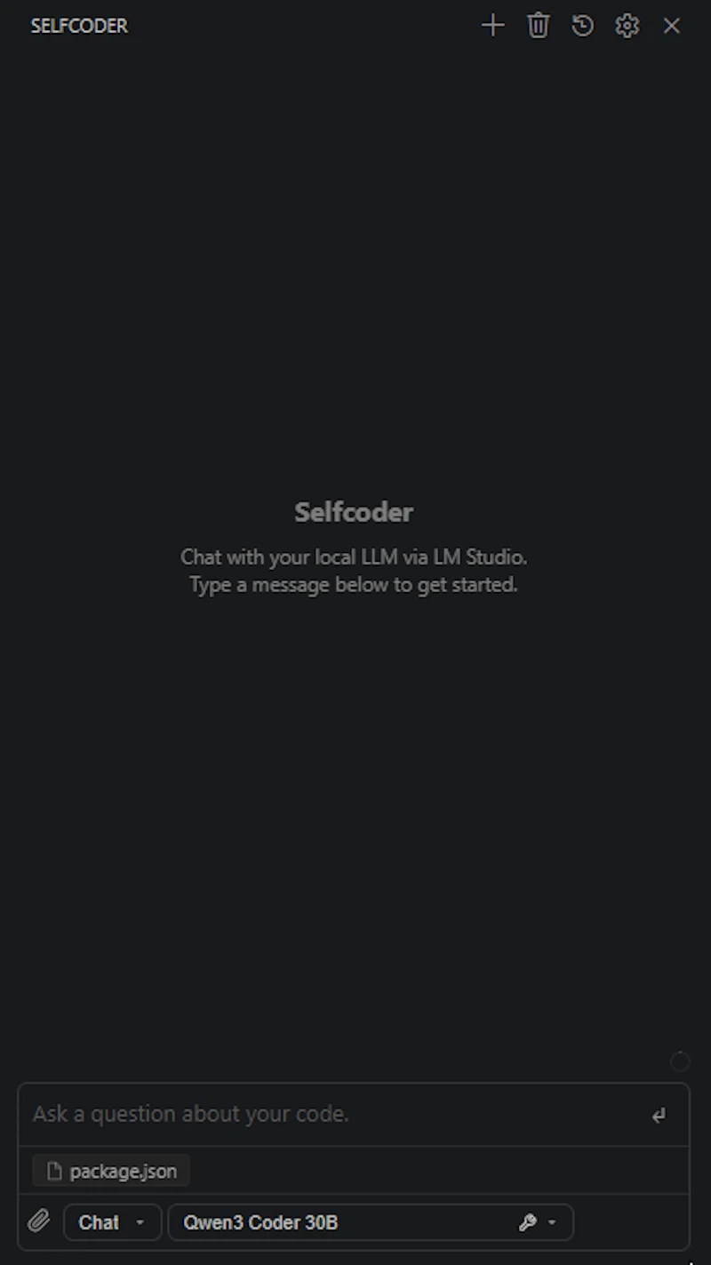 Selfcoder - Local AI coding assistant screenshot 2