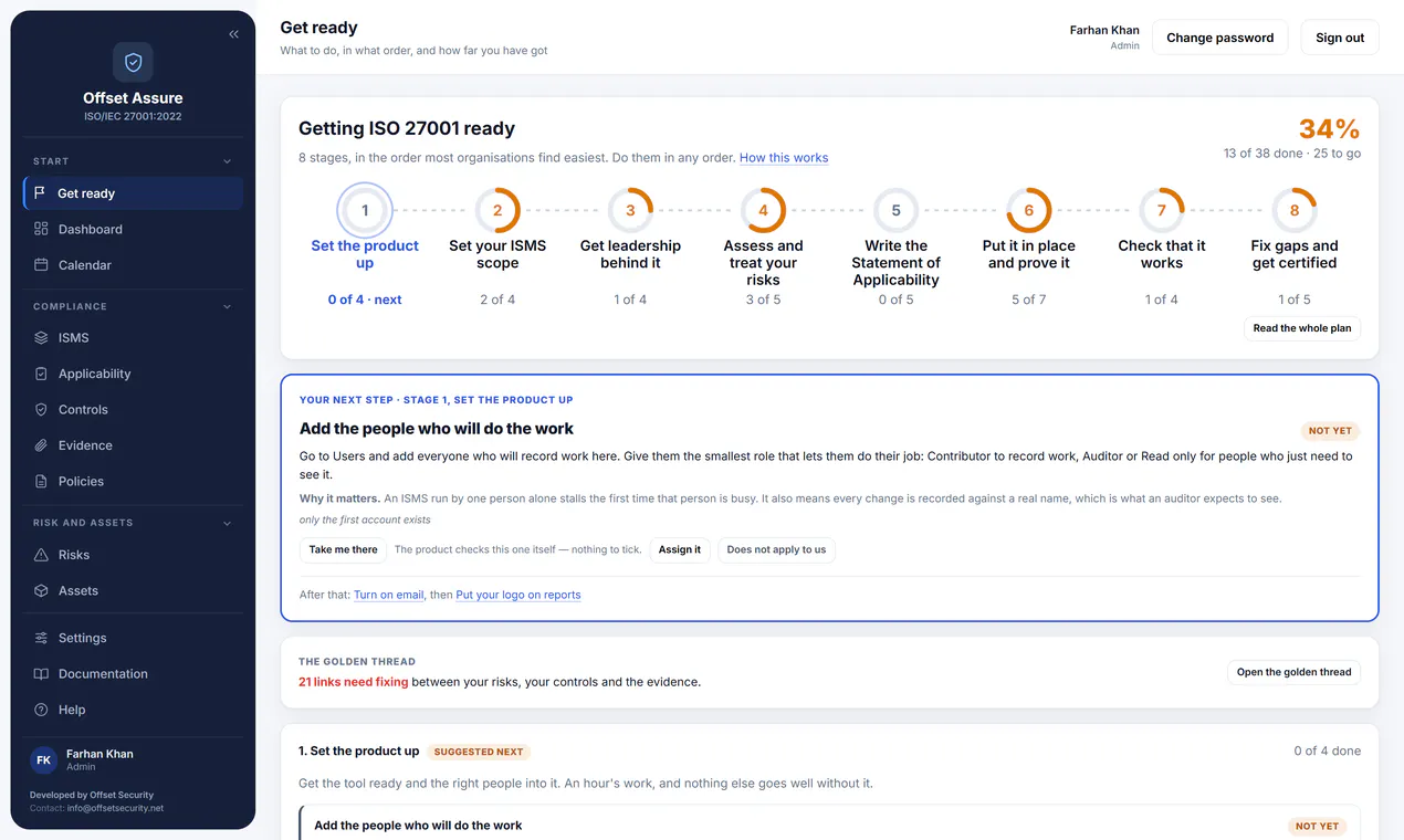 Offset Security Compliance Suite gallery image