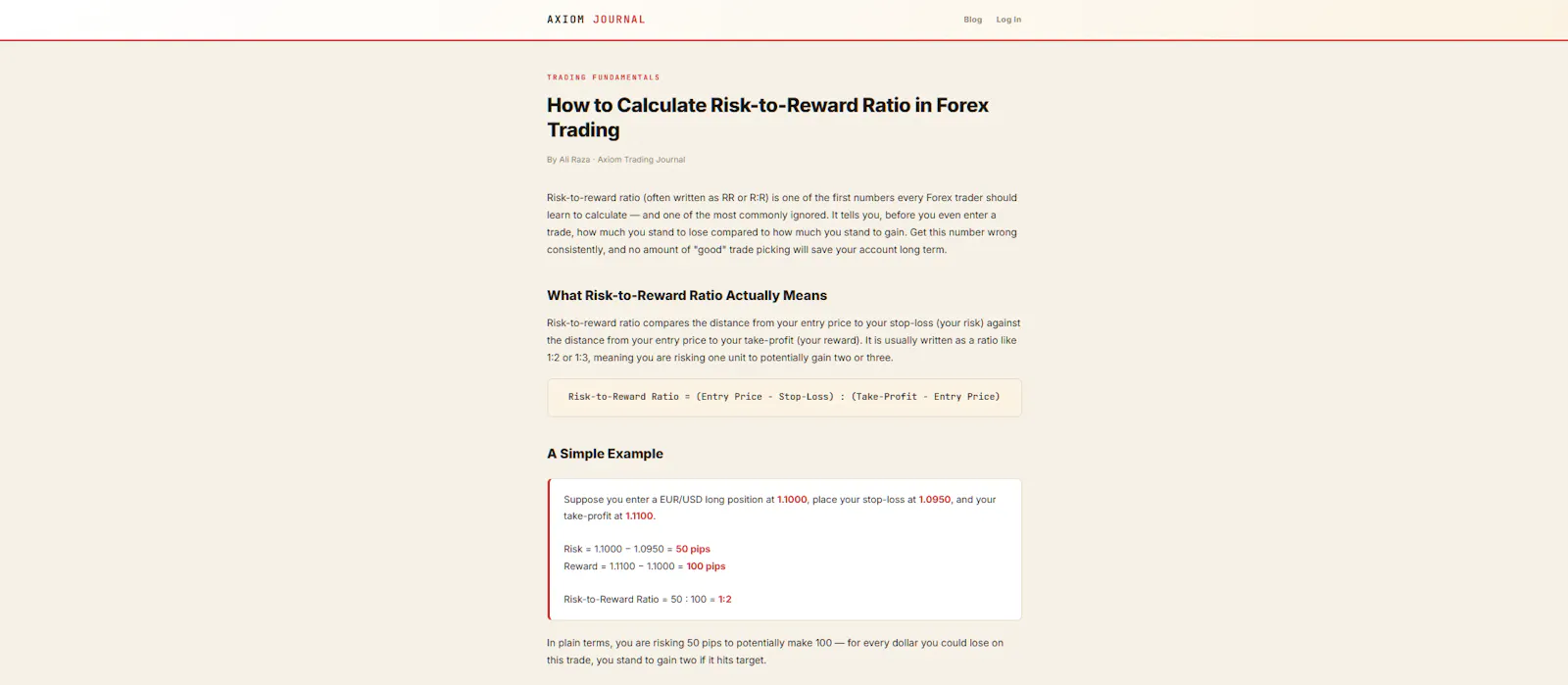 Axiom Trading Journel screenshot 2
