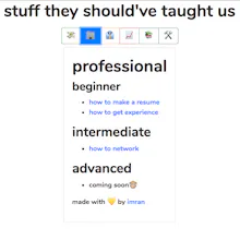 stuff they should've taught us gallery image