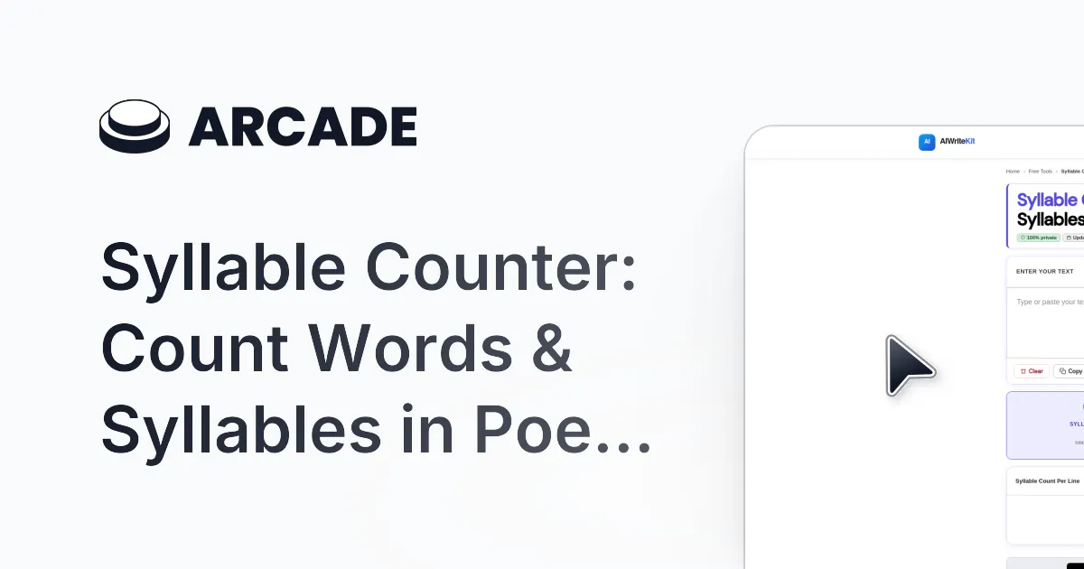 Instant Syllable Counter gallery image