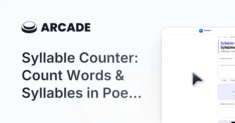 Instant Syllable Counter screenshot 1
