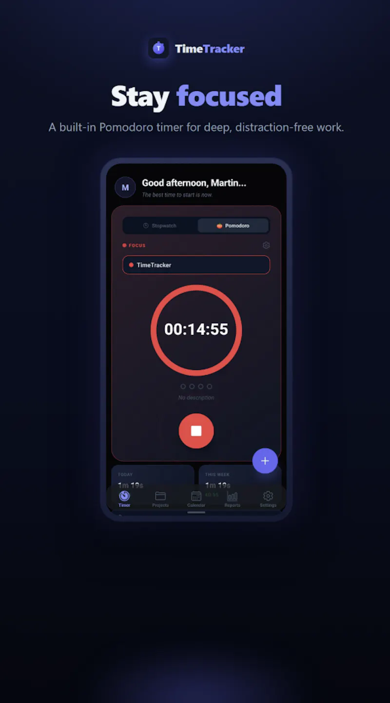 TimeTracker screenshot 7