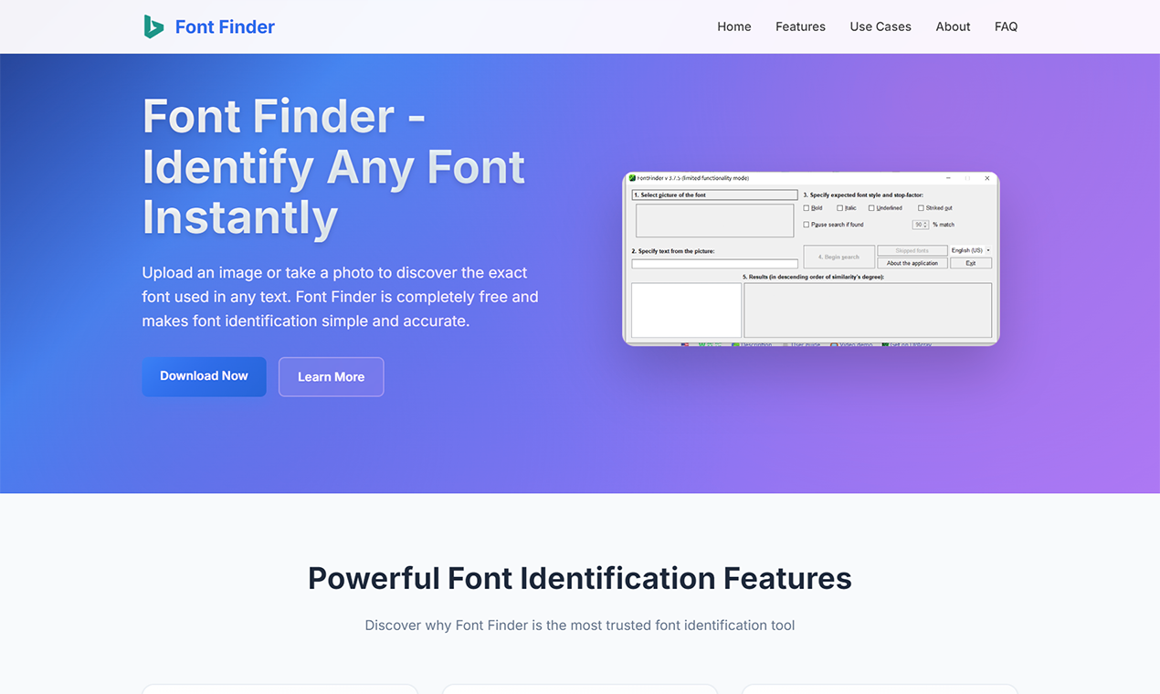 Font Finder gallery image