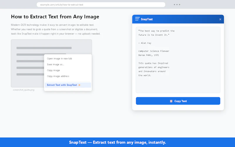 Chrome Extension screenshot 1