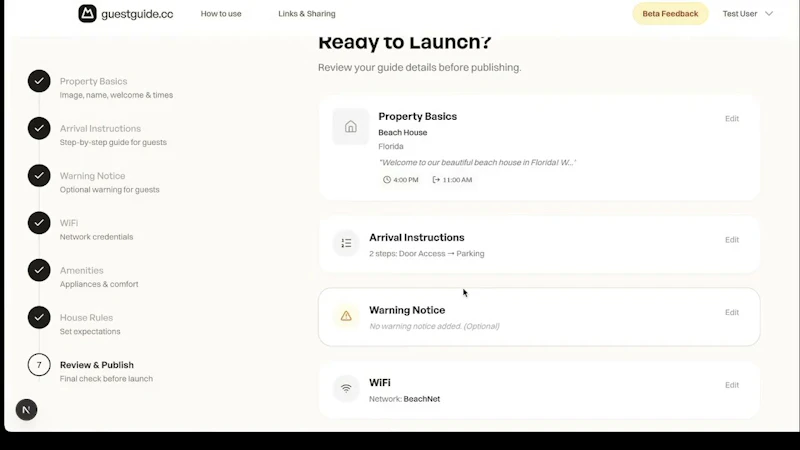 Guest Guide screenshot 1 (video preview)