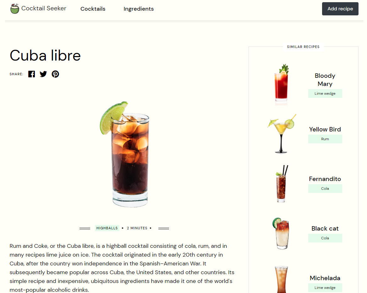 Cocktail seeker media 2
