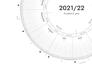 Circle calendar gallery image