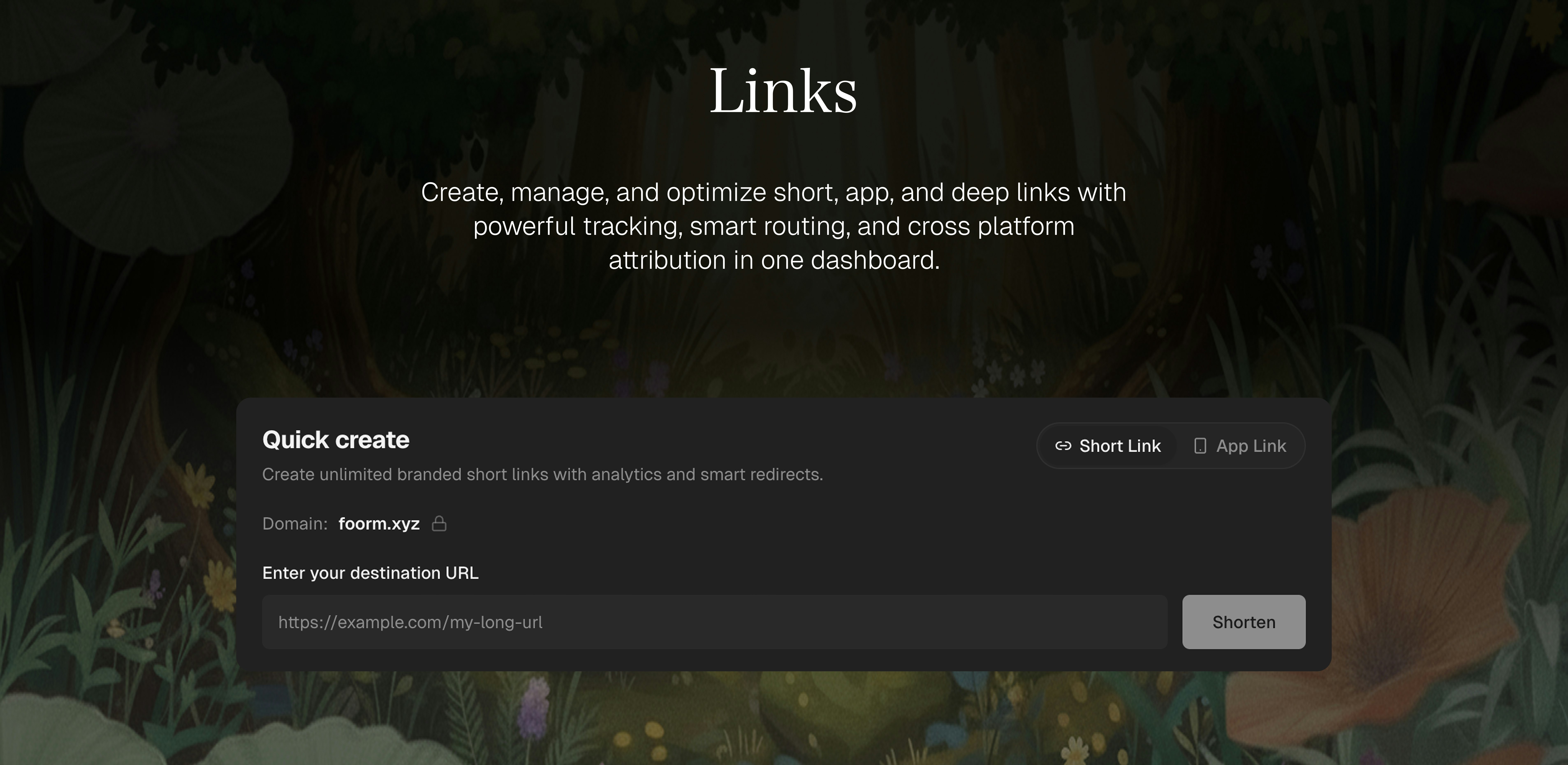 Foorm: Typeform & Bitly Alternative gallery image