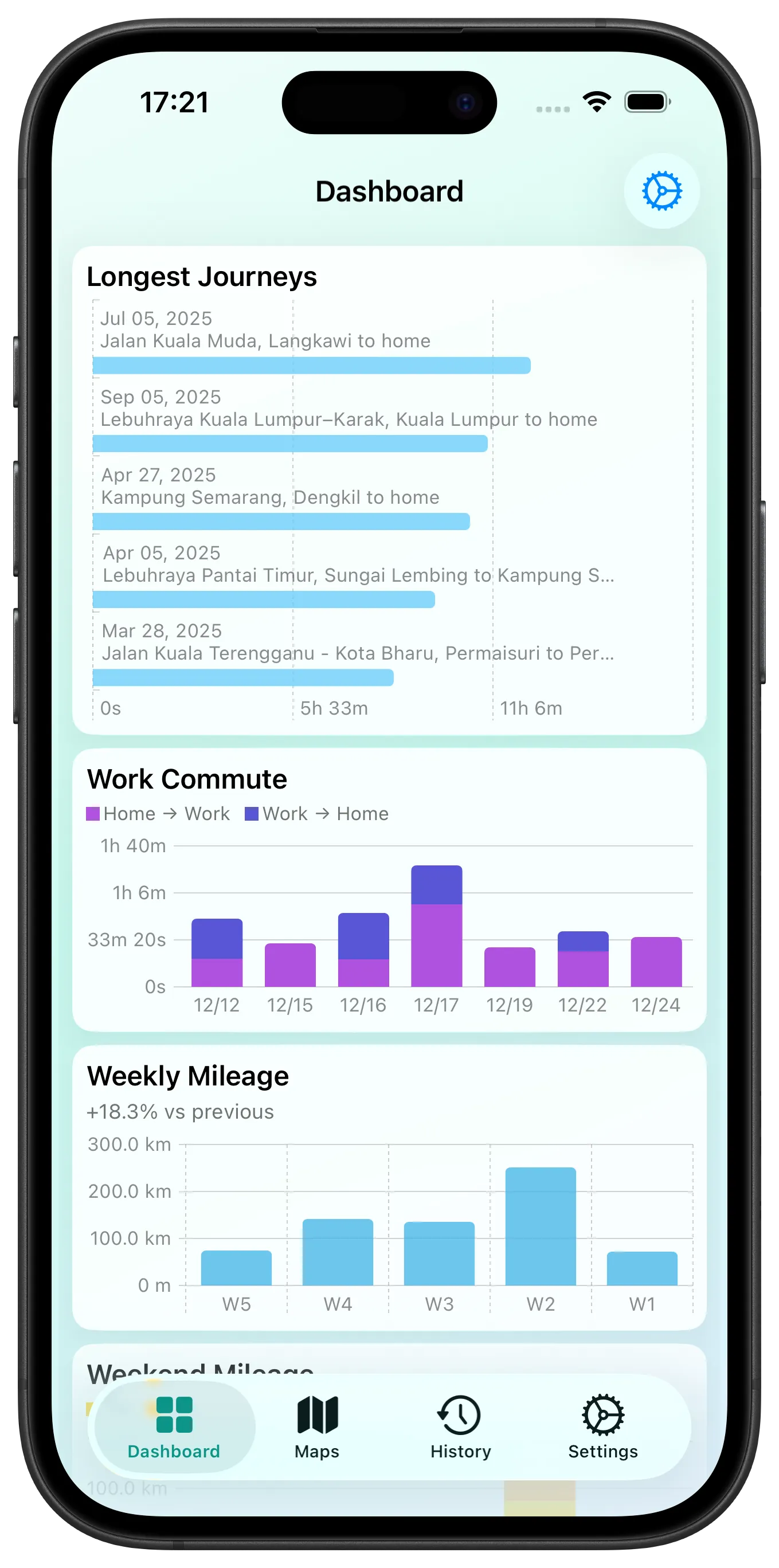 DriveStats: Private GPS Tracker - Screenshot 3 showing product features and functionality