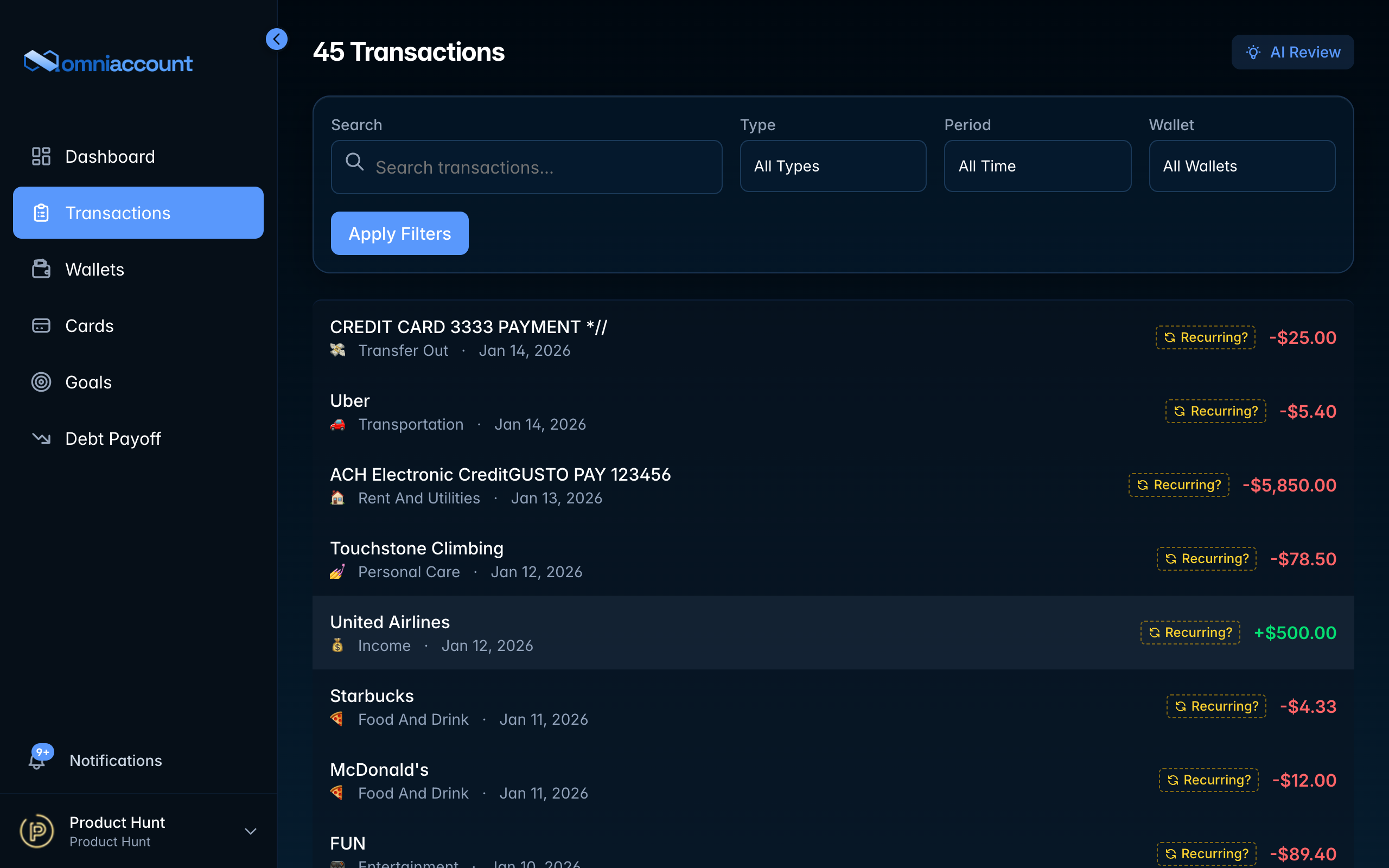 OmniAccount gallery image