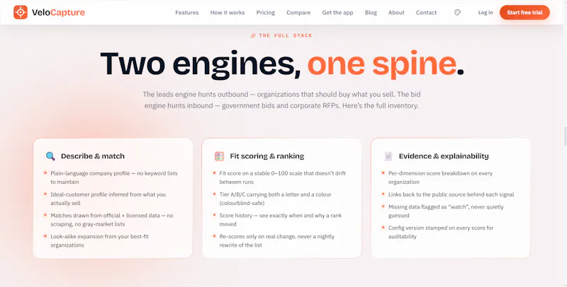 VeloCapture — GTM + Bid Platform screenshot 3