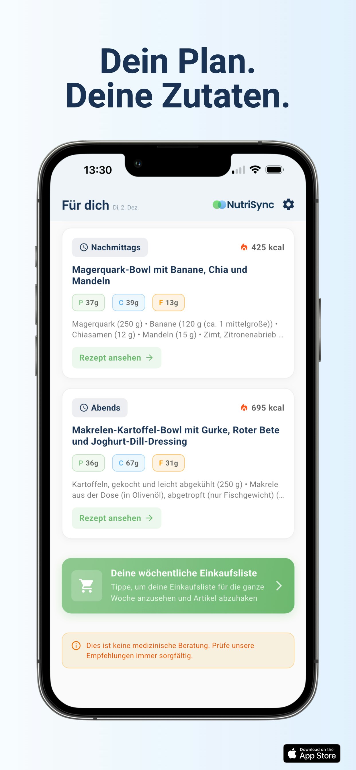 NutriSync - Screenshot 5 showing product features and functionality