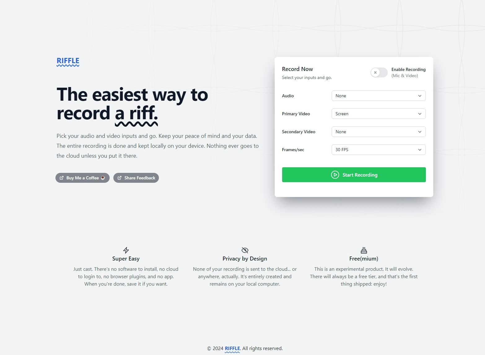 riffle.live gallery image