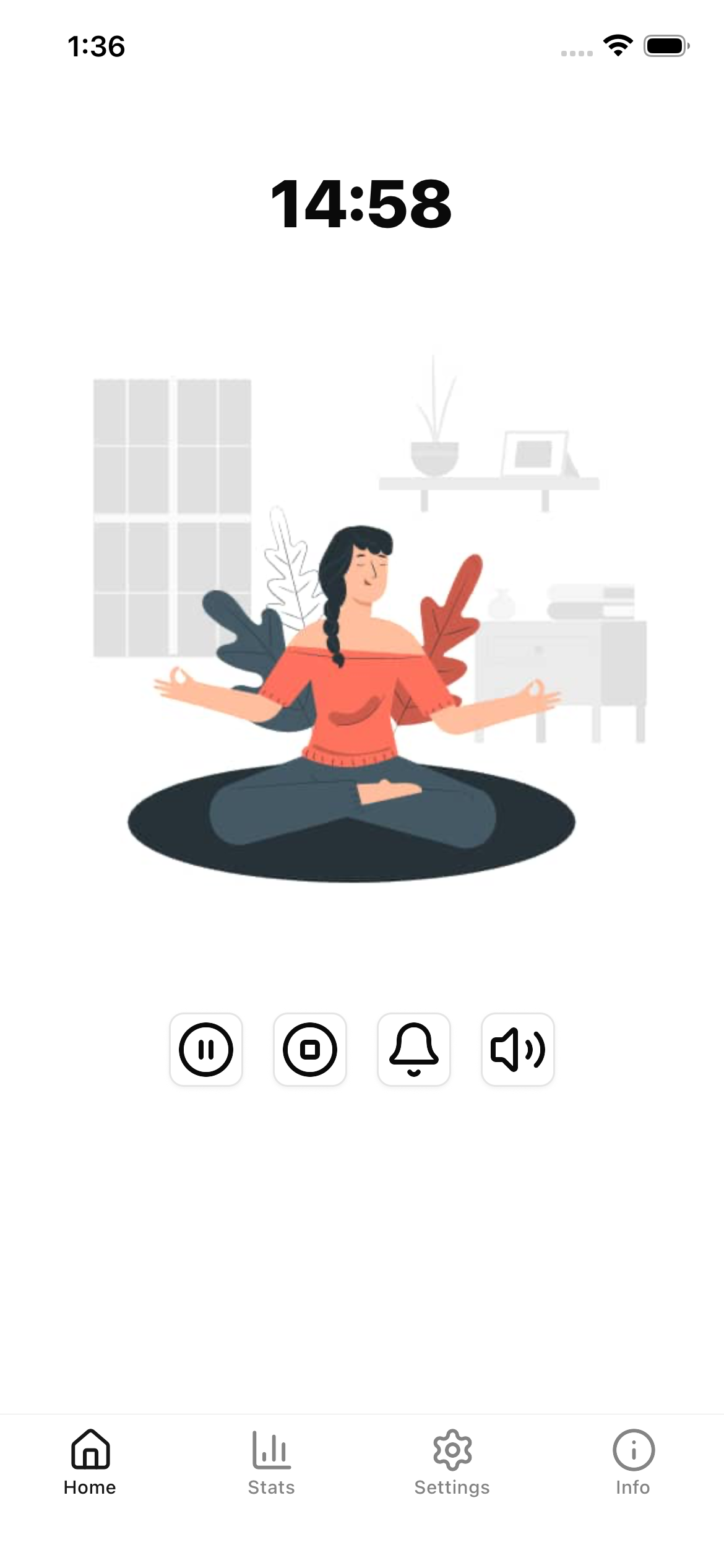 Panda - Meditation Timer - Screenshot 3 showing product features and functionality