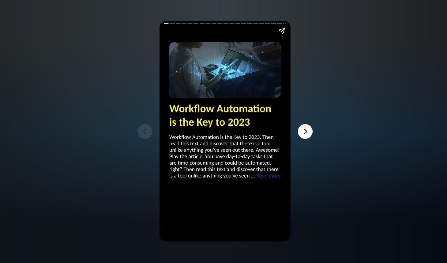 Web Stories Generator gallery image