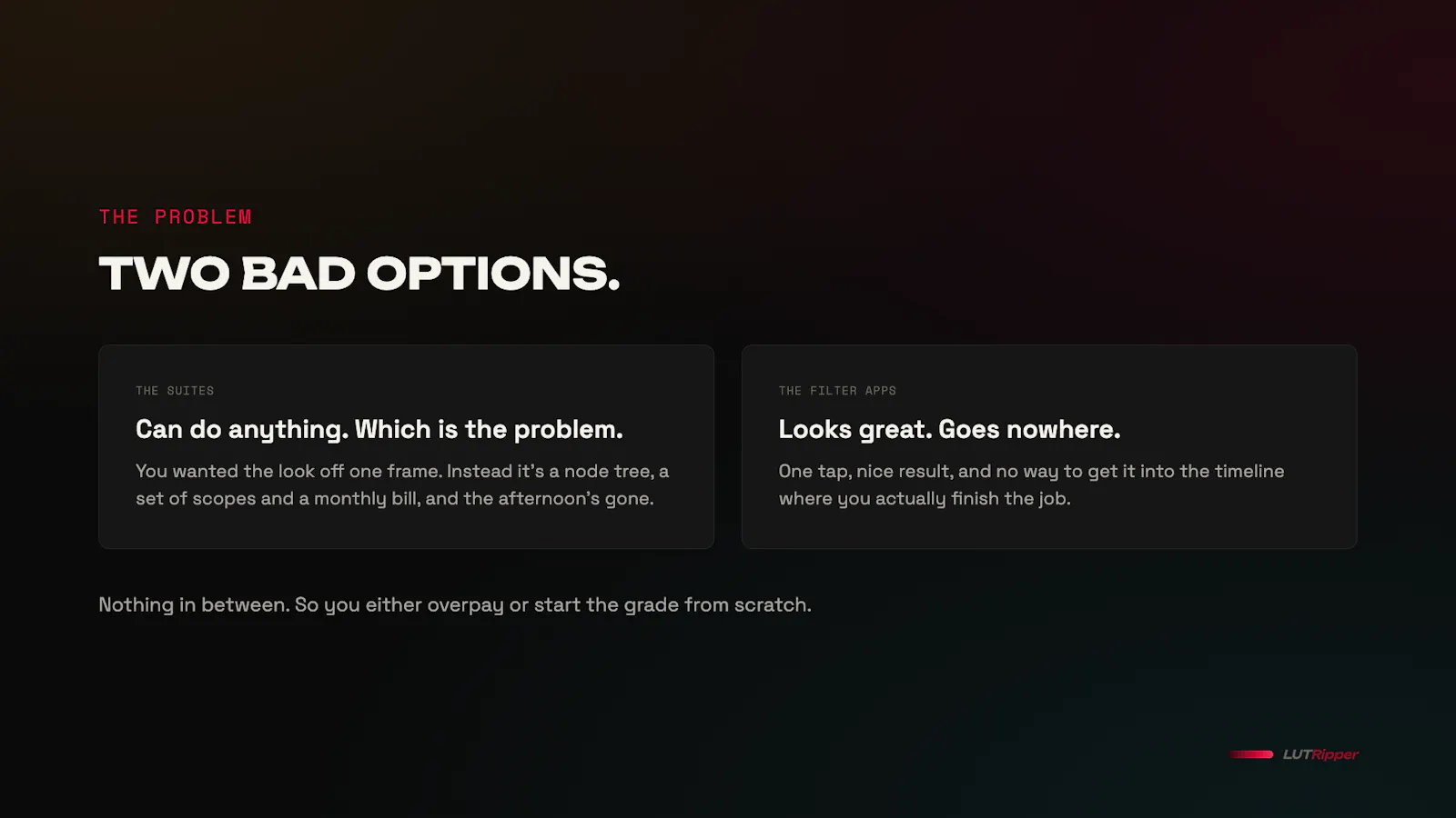 LUTRipper screenshot 2