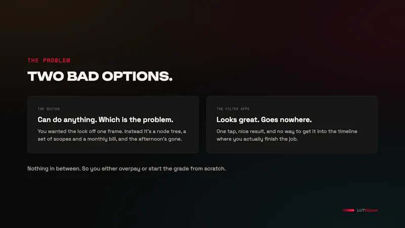 LUTRipper screenshot 2