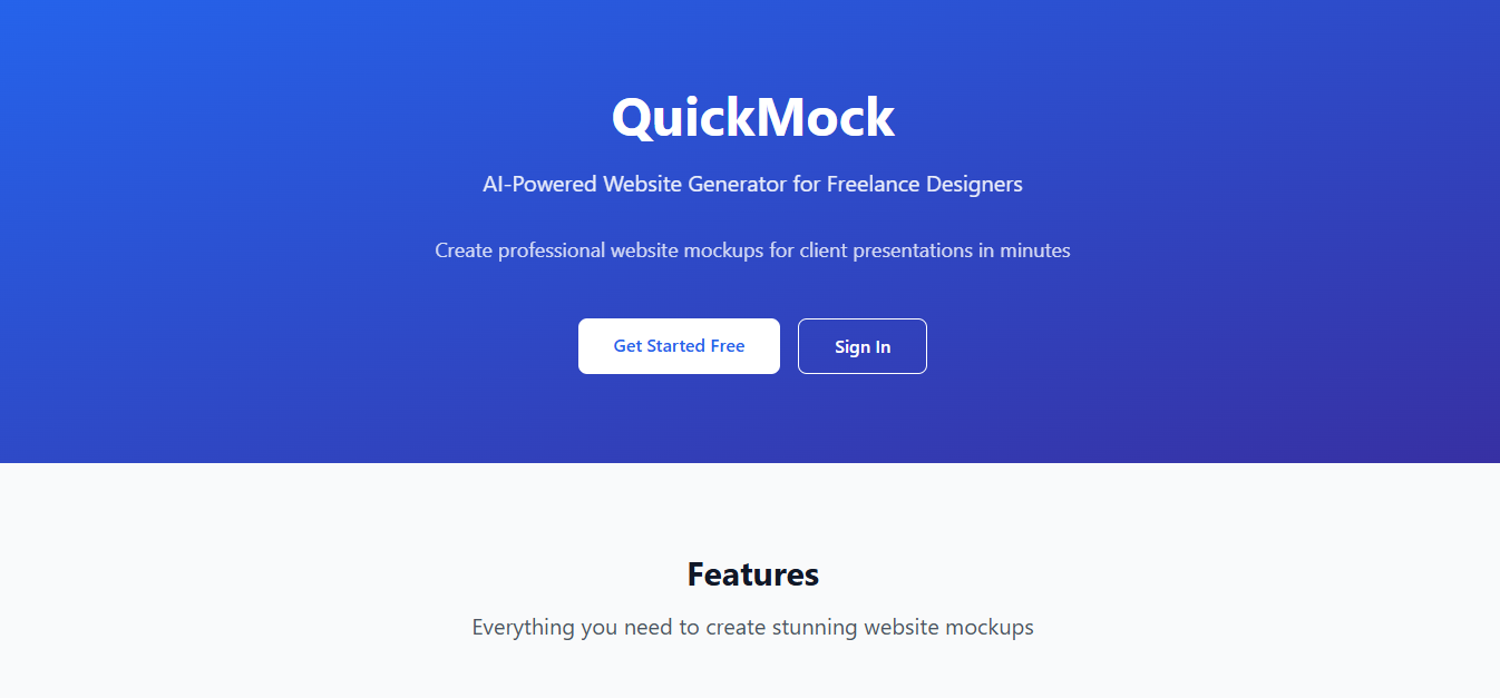 QuickMock gallery image