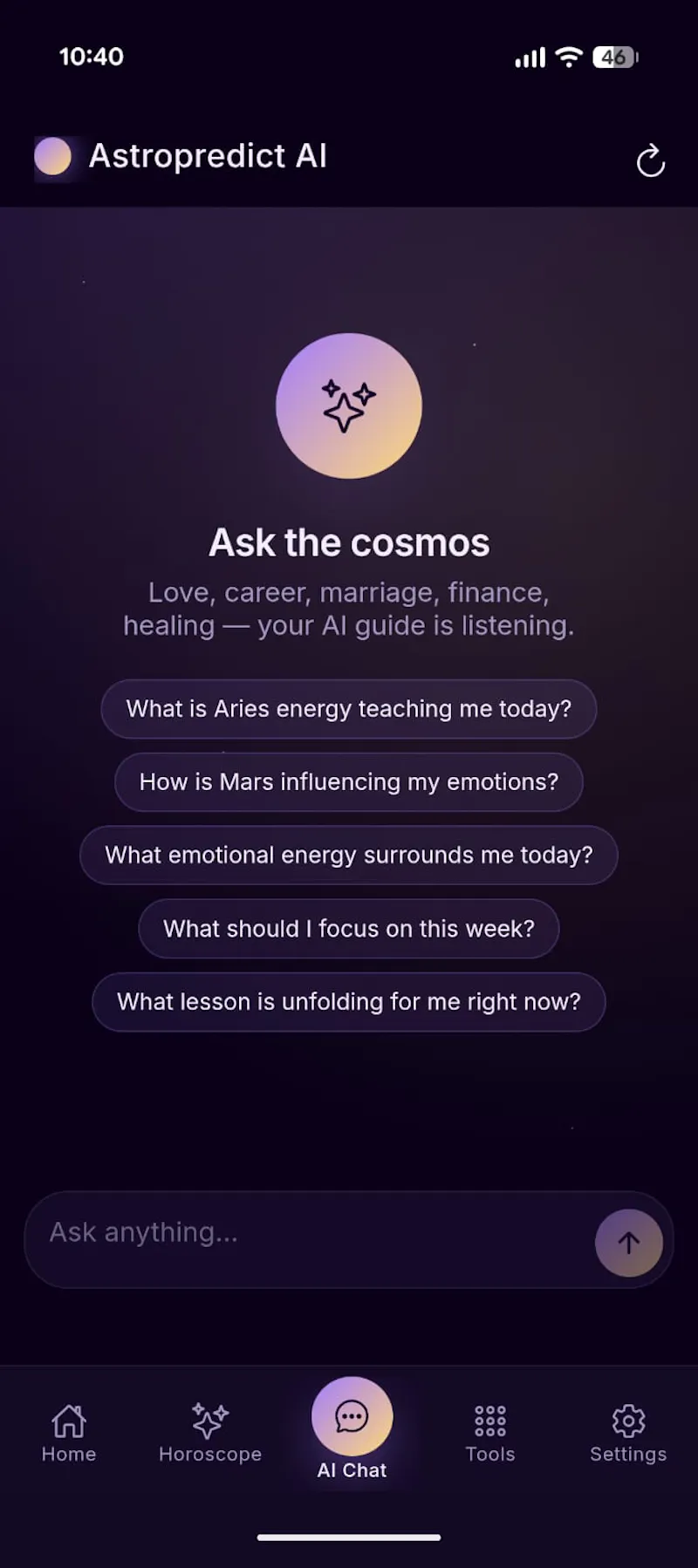 AstroPredic : Zodiac & Palm screenshot 2