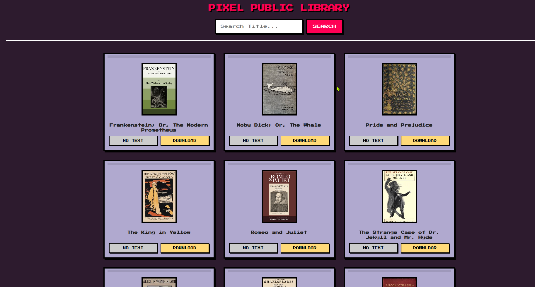 Infinite Pixel Library gallery image