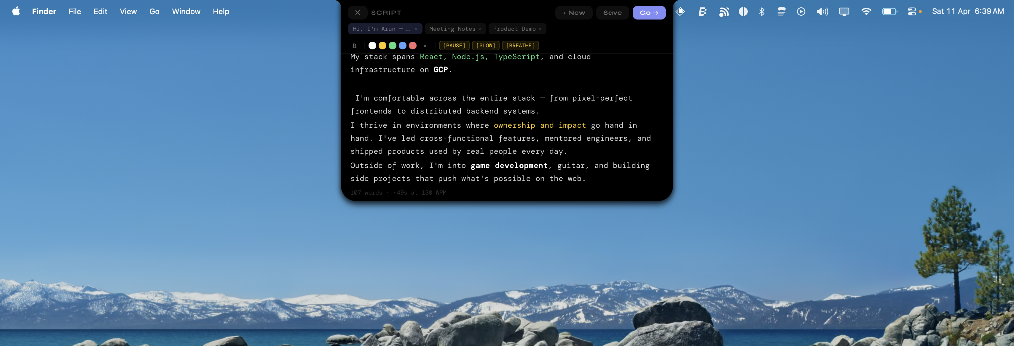 OpenTeleprompter V3 gallery image