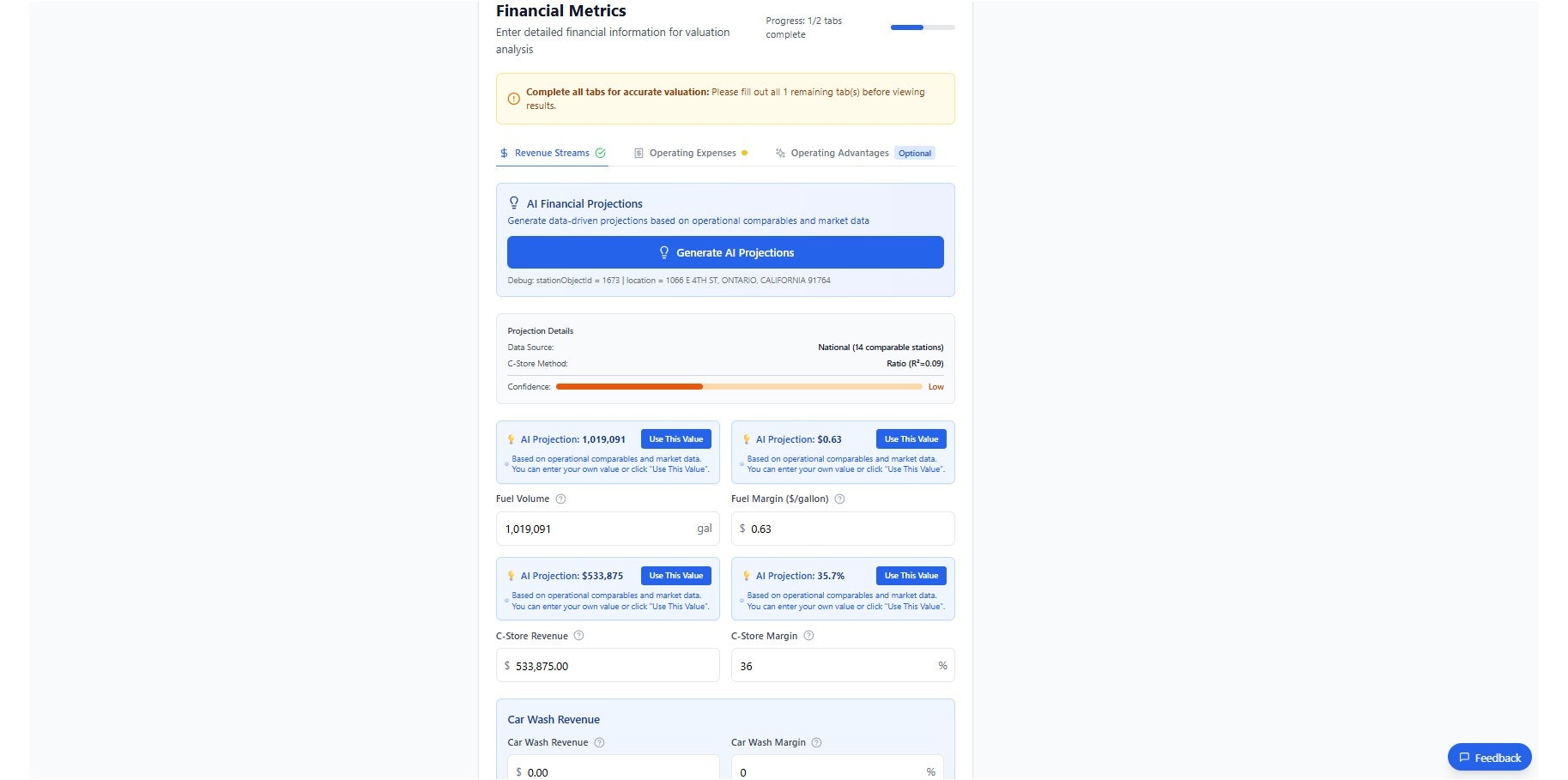 Fuel Central - Screenshot 2 showing product features and functionality