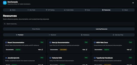 DevConsole gallery image