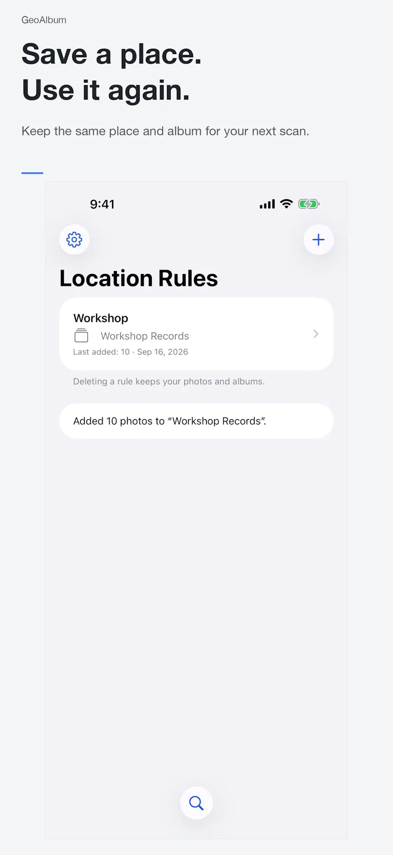 GeoAlbum: Sort Photos by Place screenshot 1