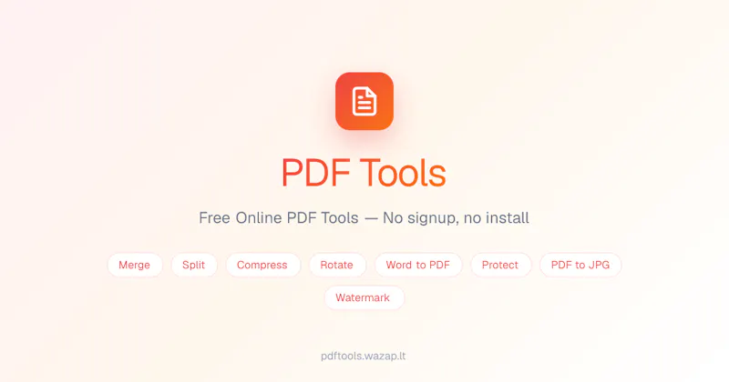 PDF Tools screenshot 2