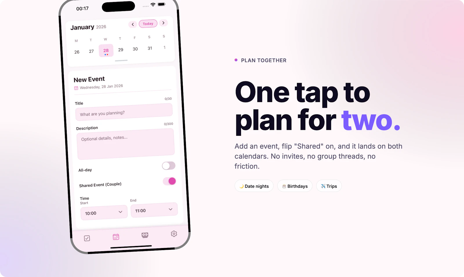 Tandem – Your Couple's Shared Brain screenshot 3