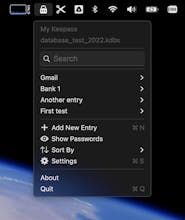 My Keepass - Menubar Passwords gallery image