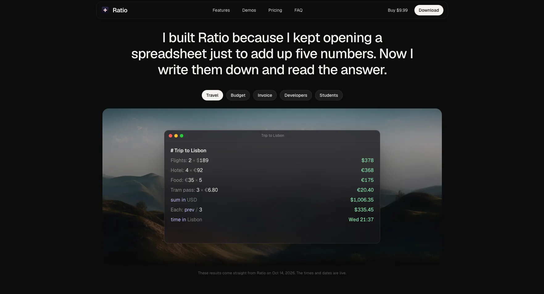 Ratio gallery image