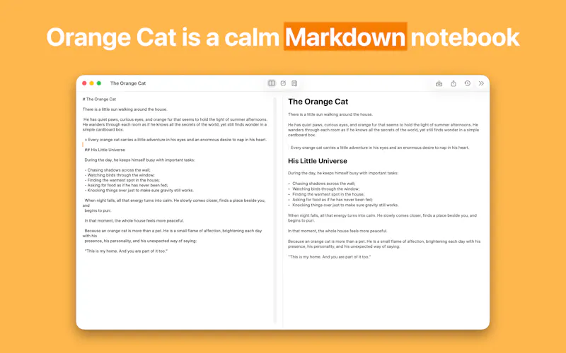 Orange Cat screenshot 1