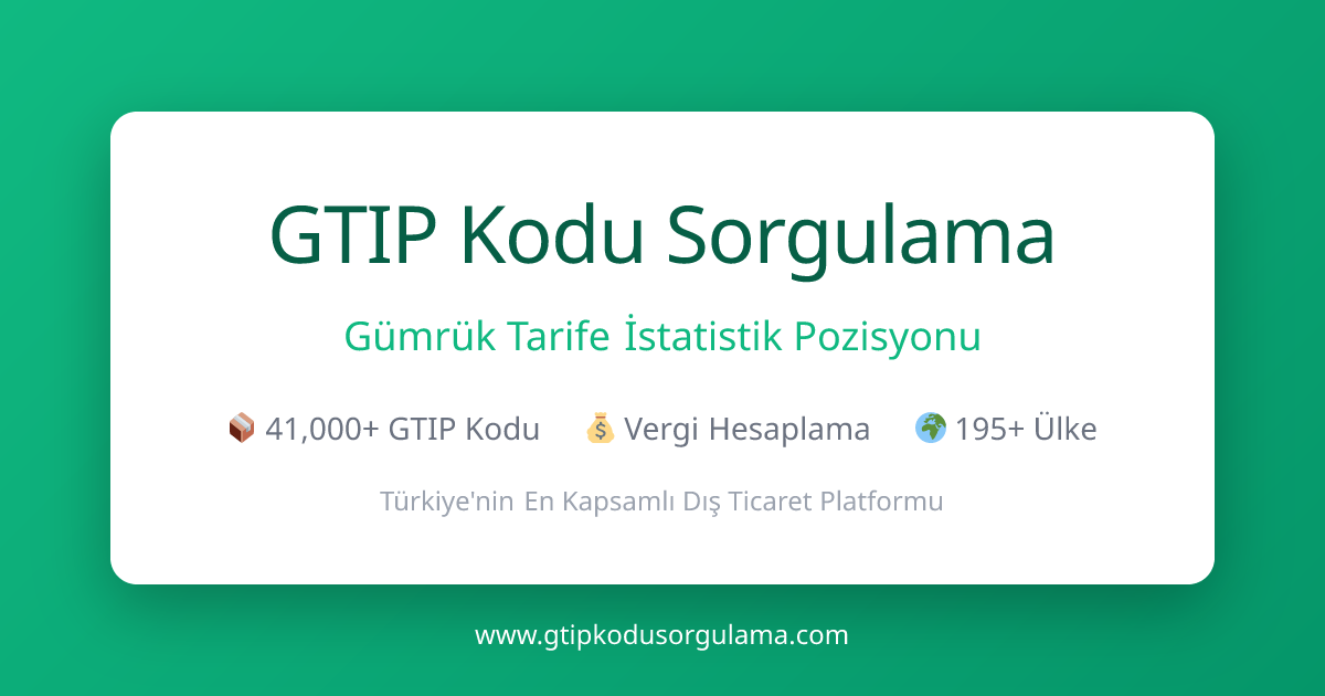 GTIP Kodu Sorgulama - Screenshot 4 showing product features and functionality