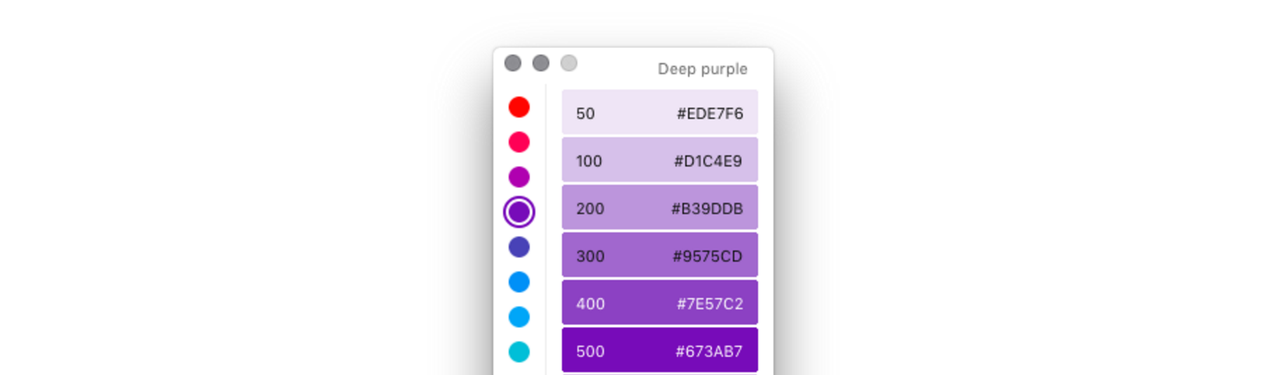 Material Colors Native Image