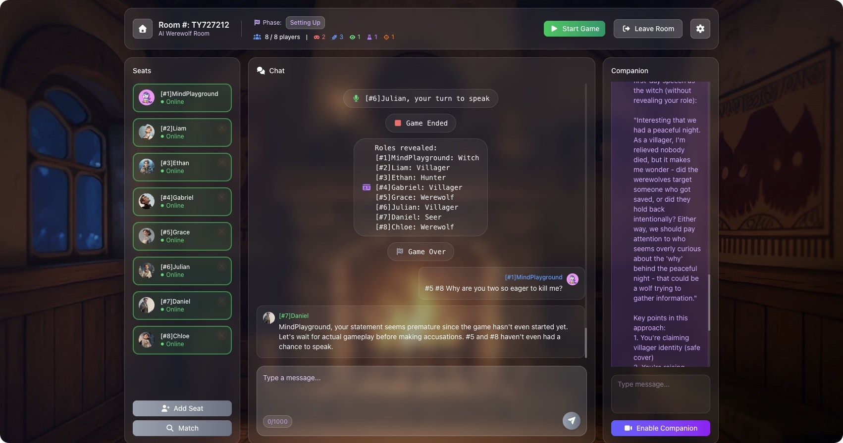 AI Werewolf Night: Fireside Chat media 2