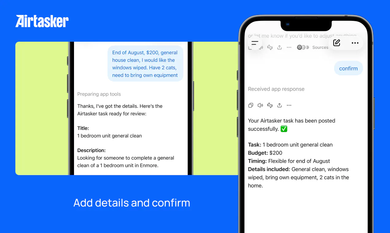 Airtasker ChatGPT Plugin gallery image