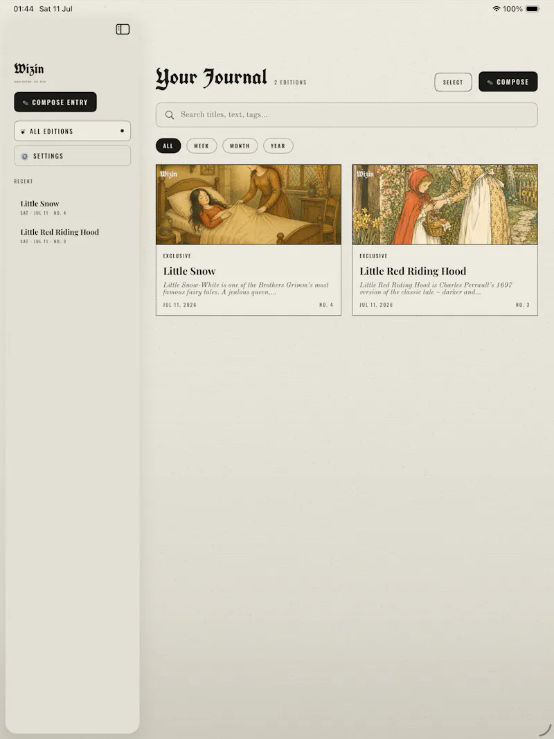  Wizin: Magical News Journal screenshot 6