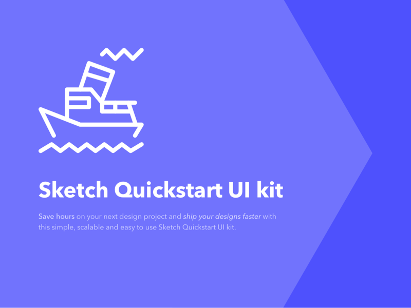 Sketch Quickstart UI Kit gallery image