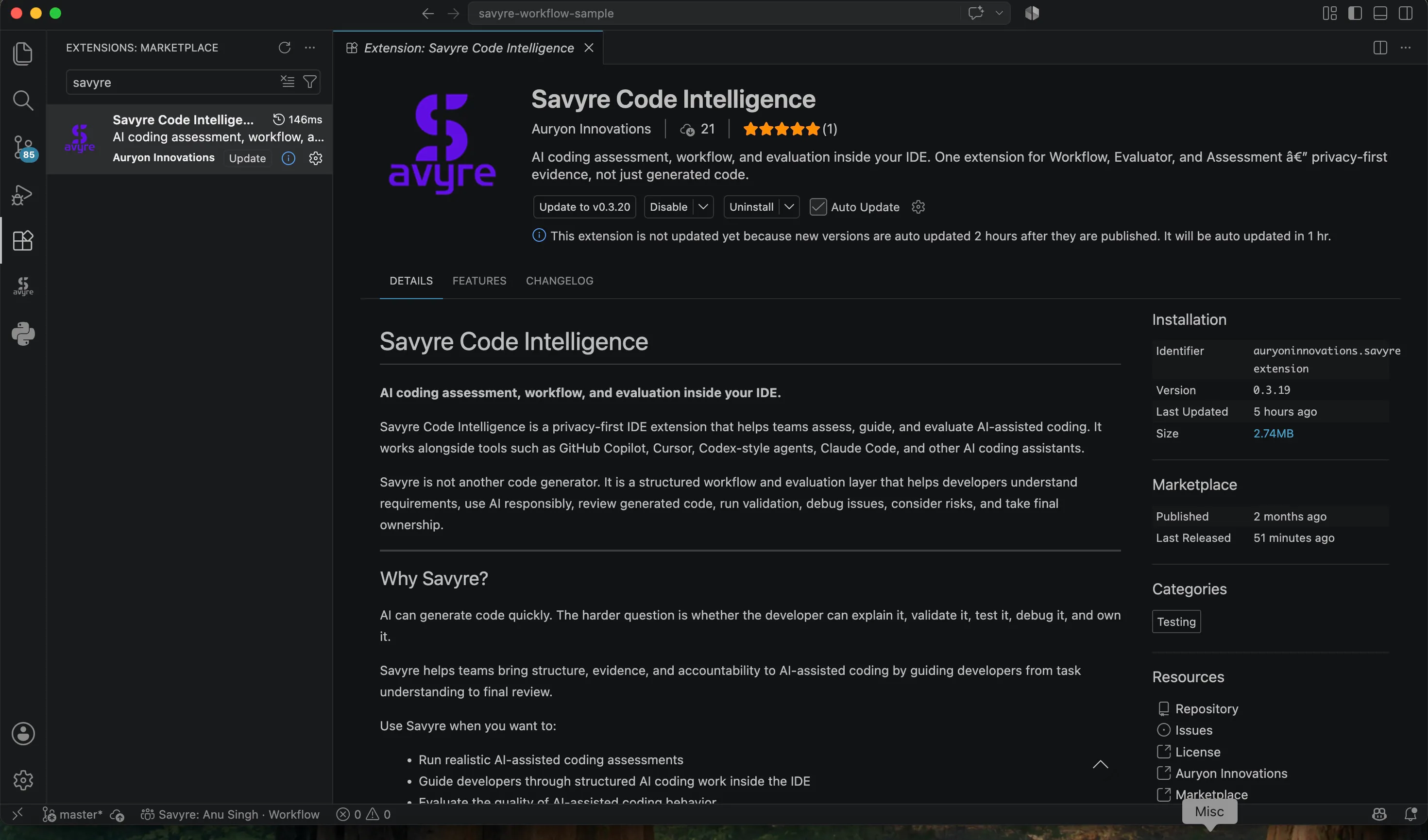 Savyre AI Coding Workflow gallery image