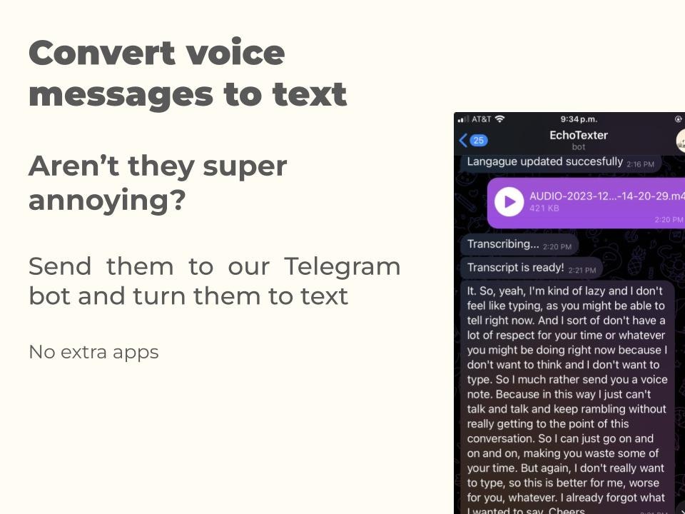 EchoTexter media 1