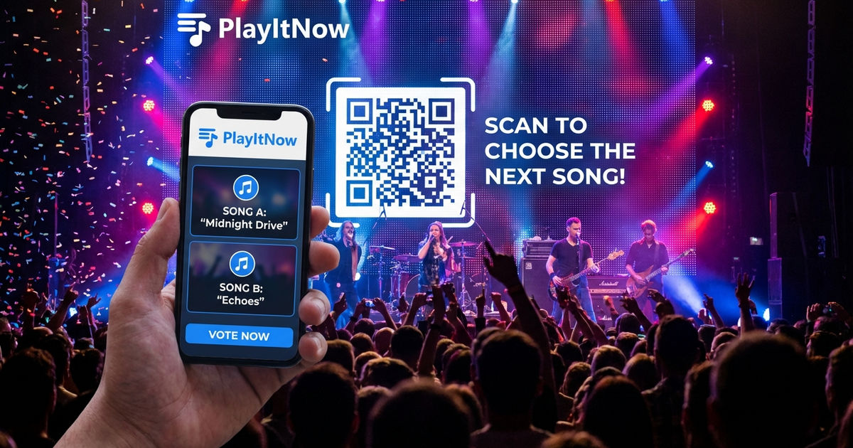 PlayItNow - Main product screenshot demonstrating key features and user interface