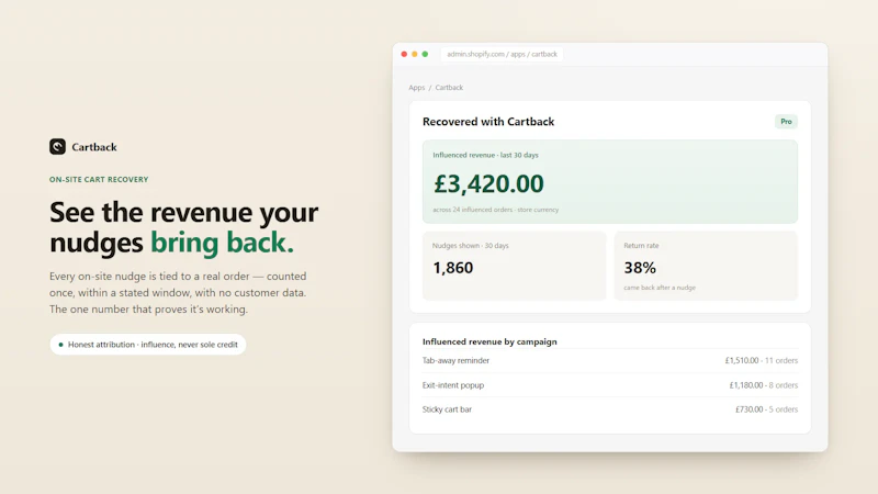 Cartback screenshot 2