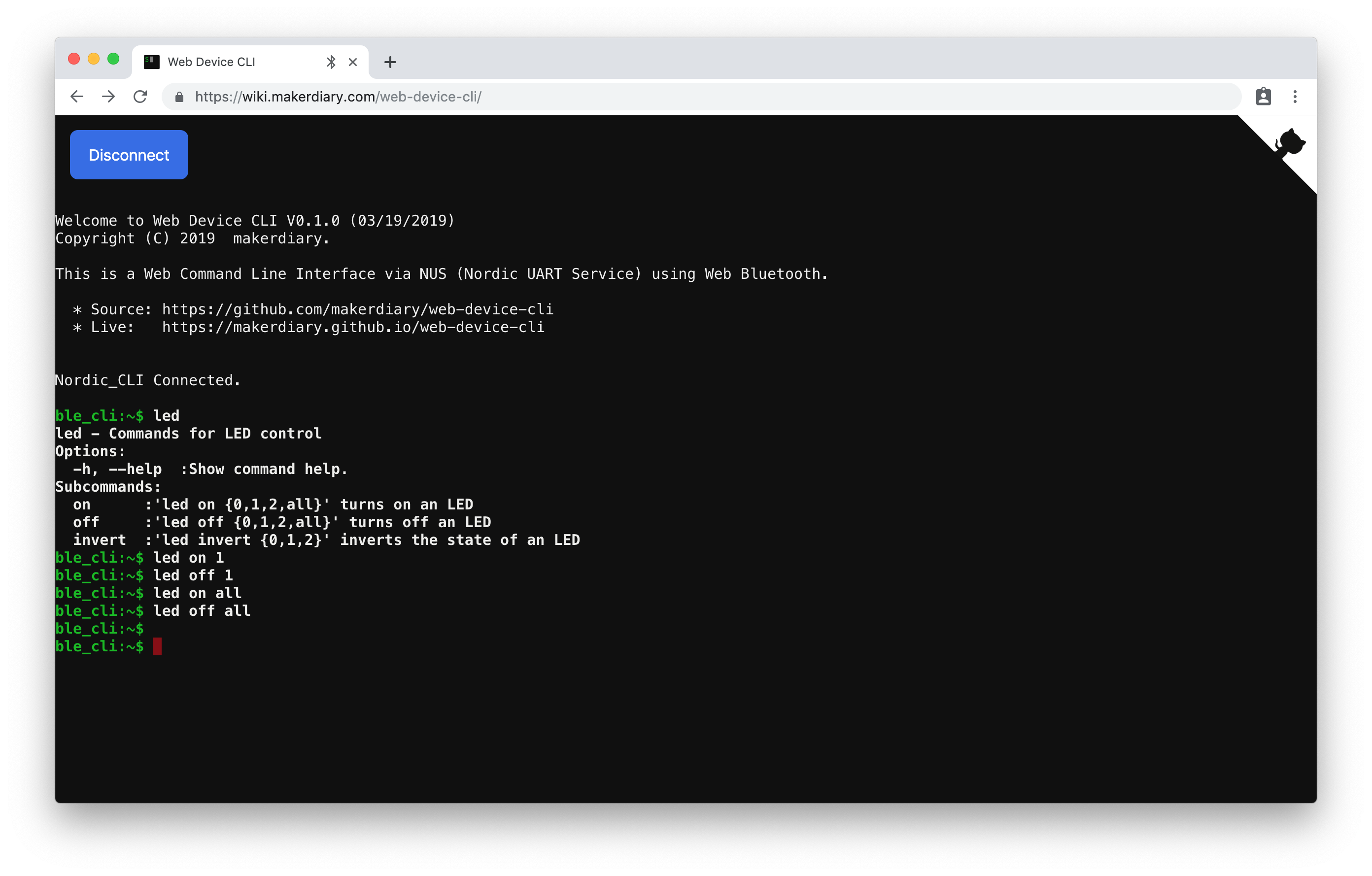 Web Device CLI gallery image