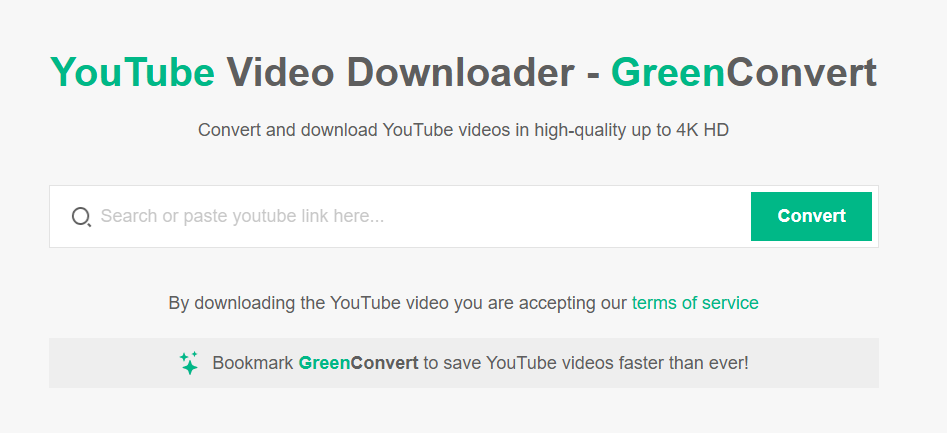 Greenconvert: YouTube Video Downloader Medien 1