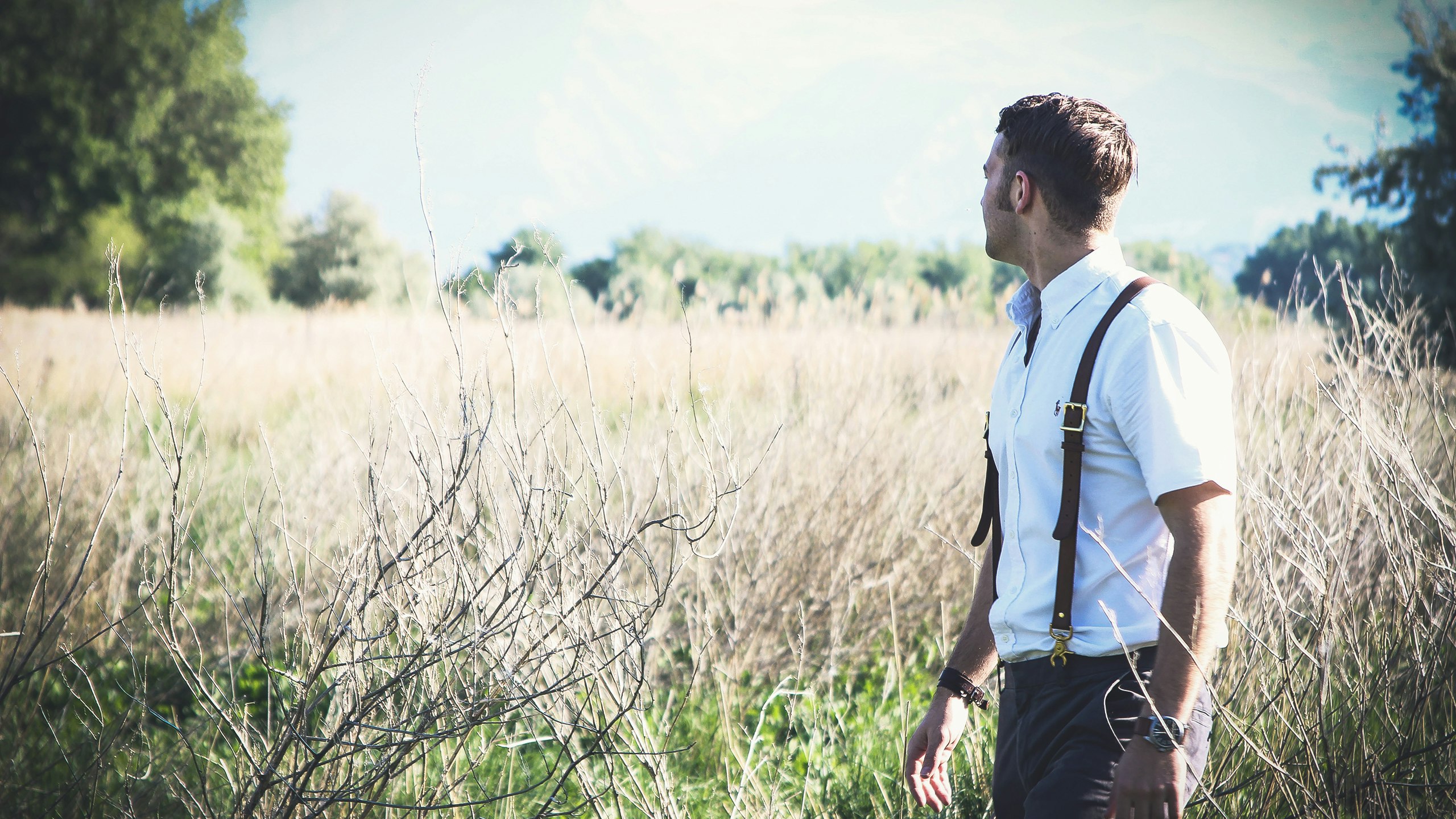 Handcrafted Leather Suspenders