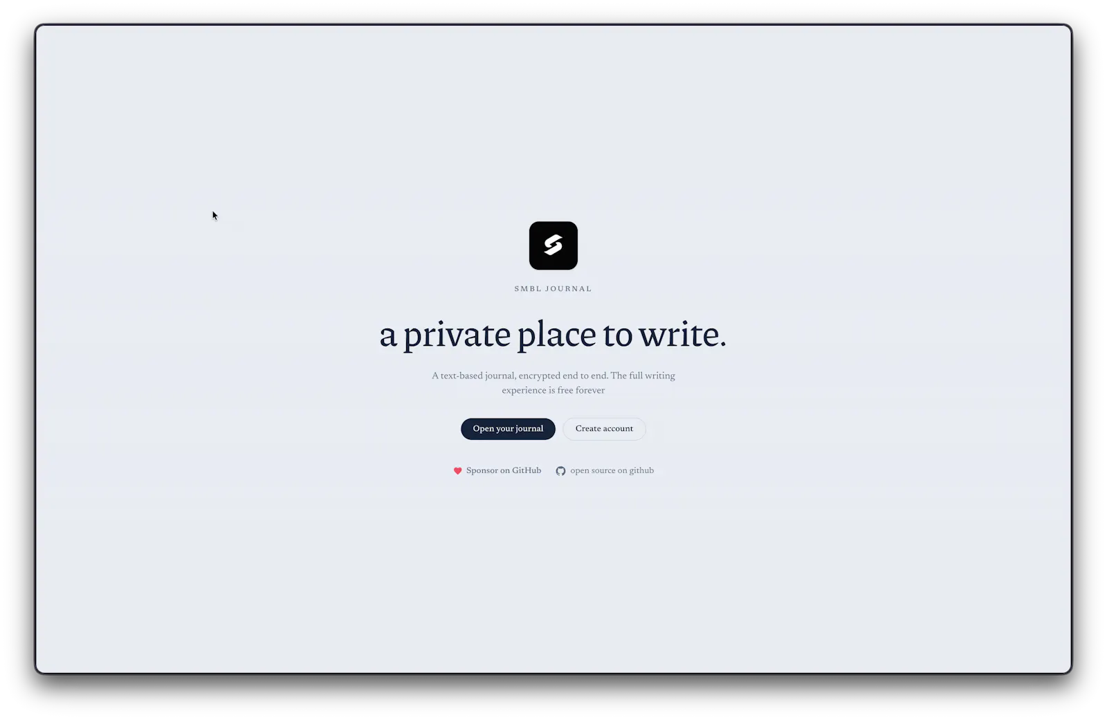 Journal - Free Open Source E2EE Journal screenshot 1