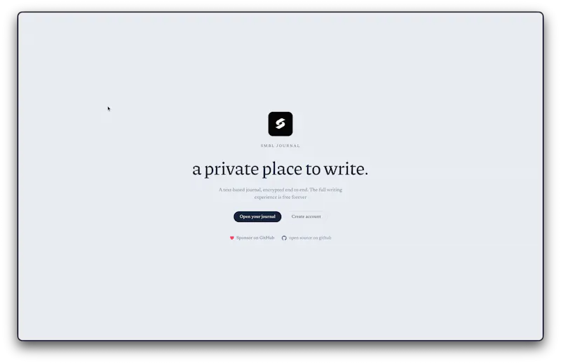 Journal - Free Open Source E2EE Journal screenshot 1