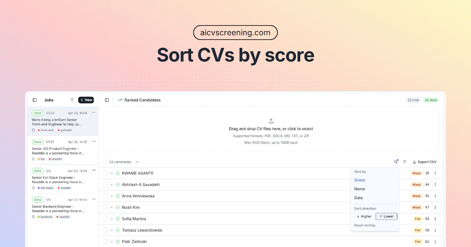 aicvscreening screenshot 6